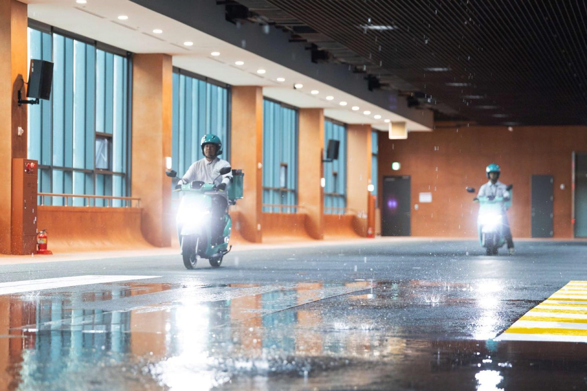Baemin Rider School training session in South Korea
