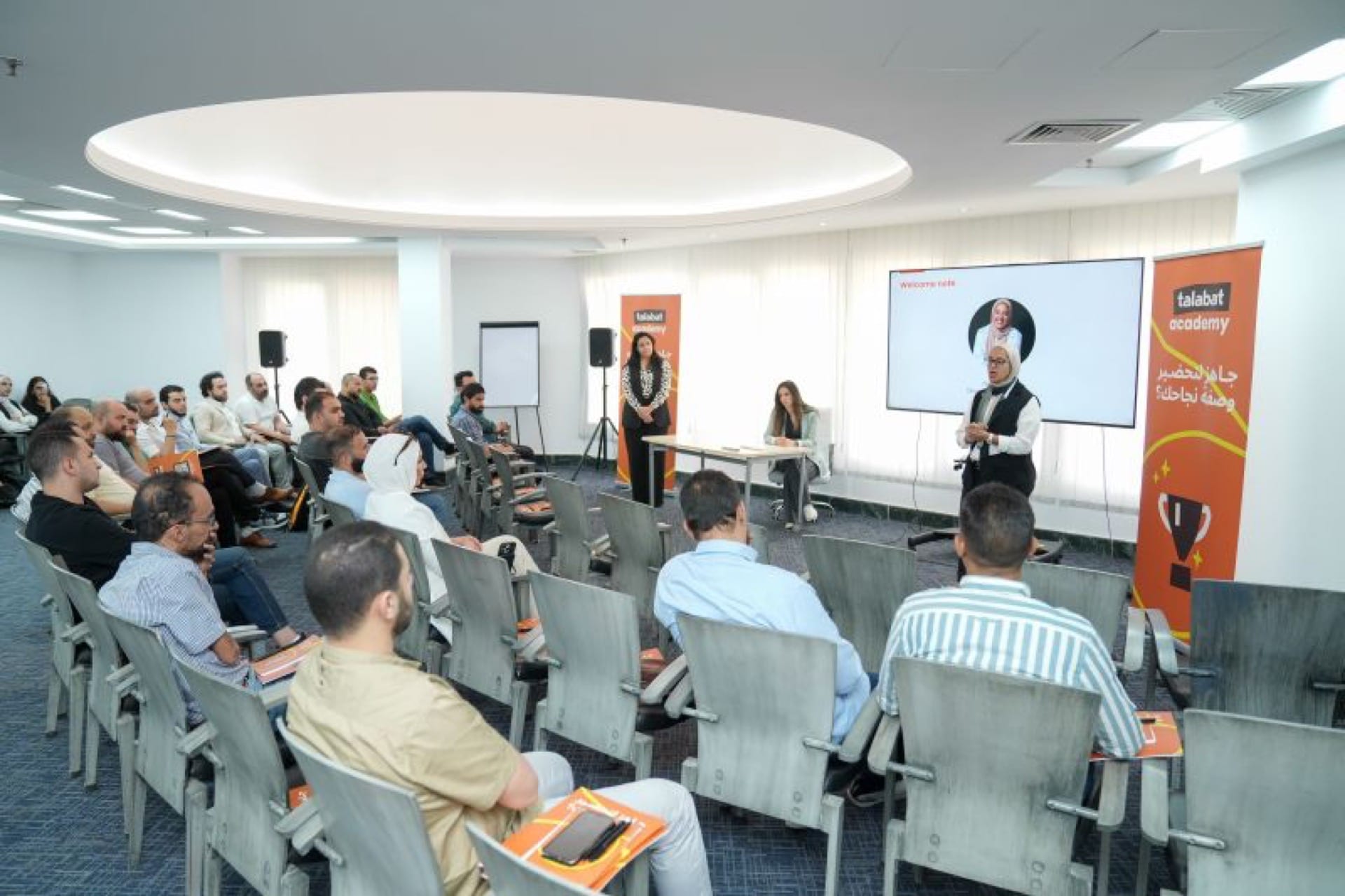 SME partners during talabat Academy training session