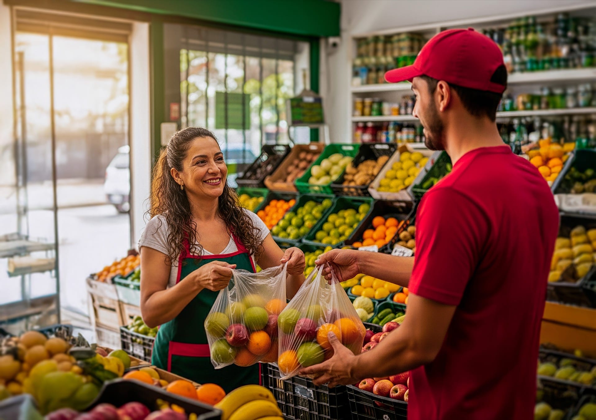 PedidosYa vendor partner at their store in Latin America
